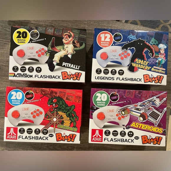 ATGames Legends Flashback Blast Set of 4 - Picture 1 of 6